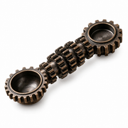 VeeuWna™ Unique Mechanical Coffee Scoop with Tamper, Industrial Gear Espresso Measuring Spoon, Vintage Metal Coffee Bean Scoop, Barista Coffee Tool for Ground Coffee, Espresso, Home Brewing & Kitchen Gift